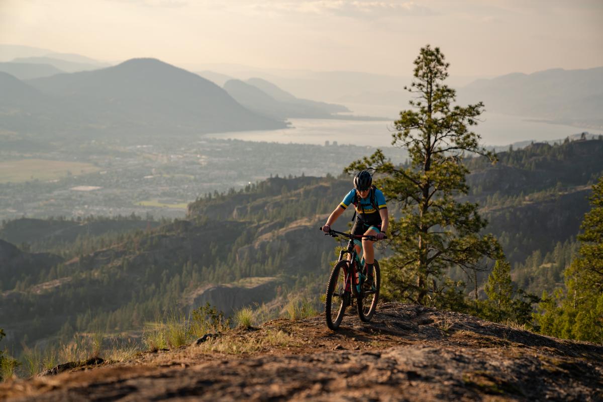 Mountain biking