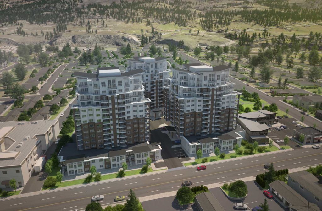 Start Here Penticton: Artist rendering of Skaha Lake Towers
