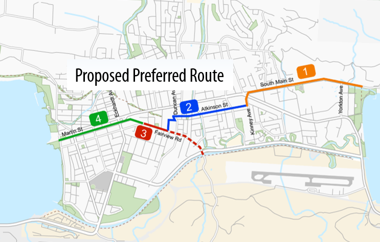 Proposed Preferred 'Lake-to-Lake' route