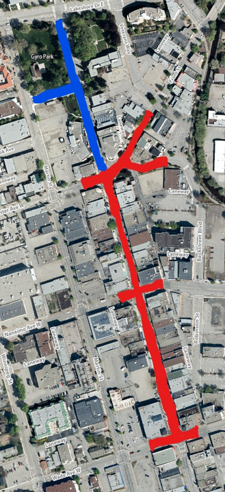 Downtown market road closures