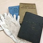 Gloves and books