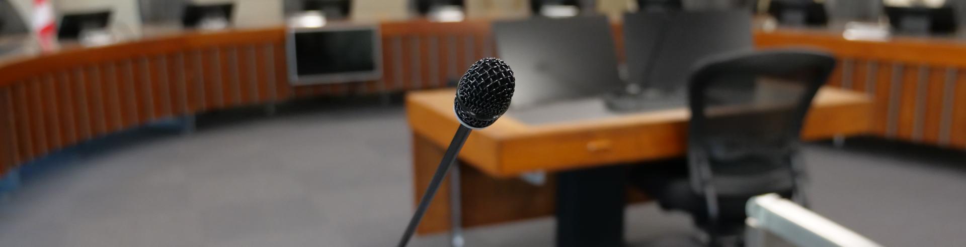 Council Chambers Podium