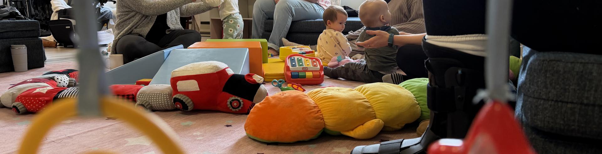 Mothers and babies connect with staff and each other at Baby Café, part of the OneSky Beginnings program in Penticton.