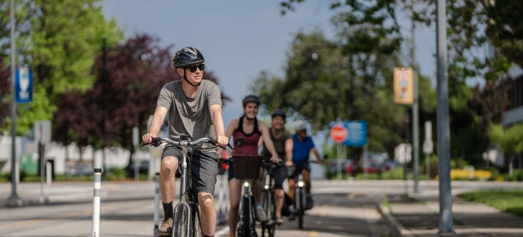 biking