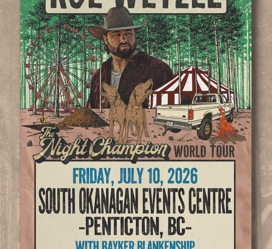 koe wetzel july 10 soec show poster
