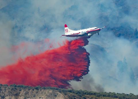 Convair air tanker, credit: Bernie Hudyma 
