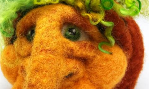 Needle Felting Workshop - Creepy Pumpkin!