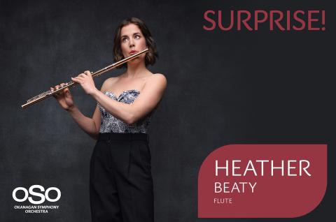 Woman playing the flute 