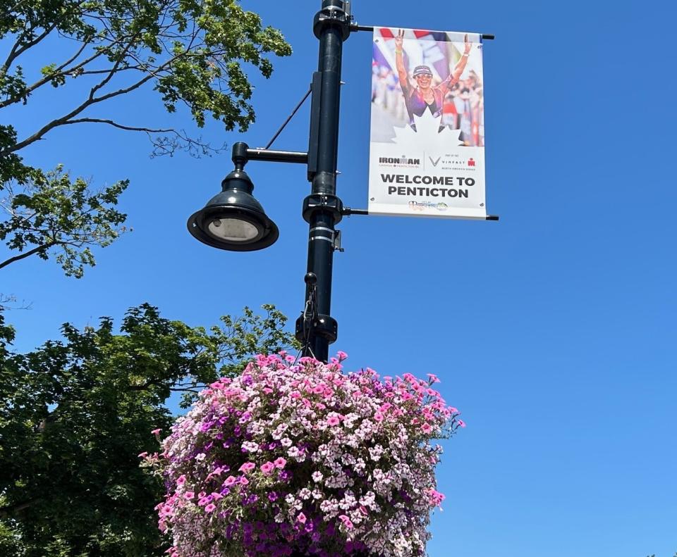 IRONMAN Canada street banner 2024