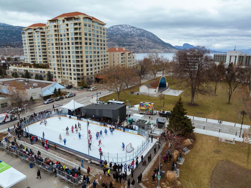 Outdoor rink