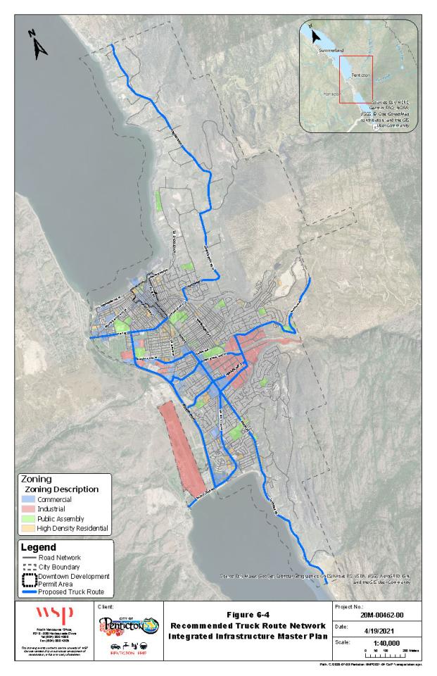 Map of Truck Routes