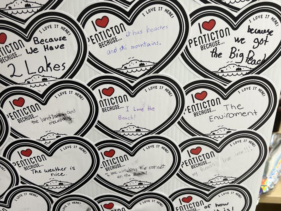 I love it here stickers