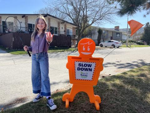 Slow down device