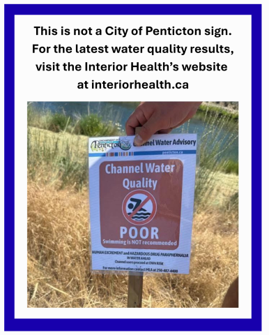 Water quality sign