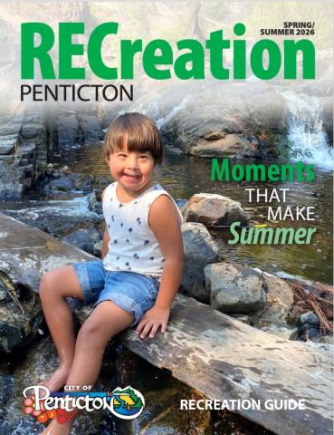 Cover of the Spring/Summer Recreation Guide for City of Penticton 