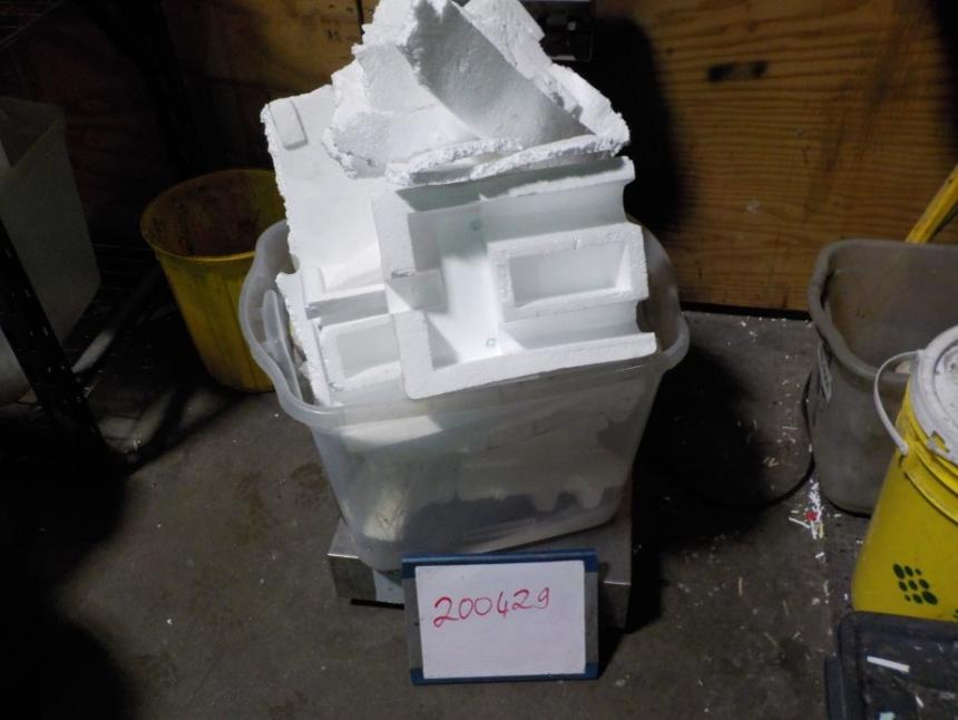 Spotted in recycling: Foam is not accepted (take to depot)