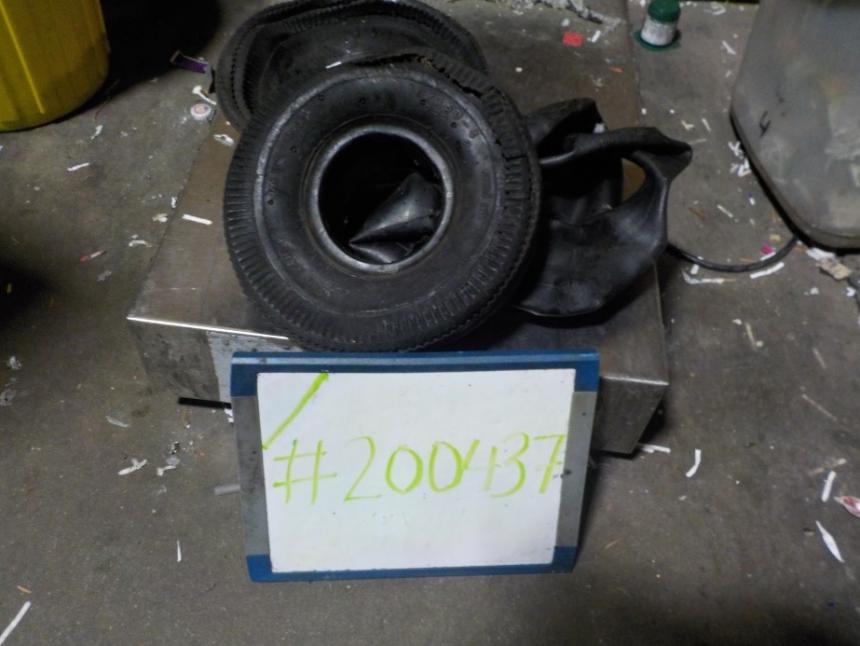 Spotted in recycling: Tires are not accepted