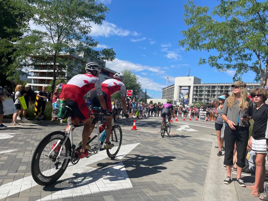 IRONMAN Canada 2022 crowd shot