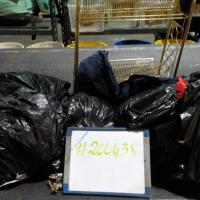 Spotted in recycling: Bagged items are not accepted