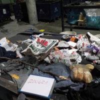 Spotted in recycling: Food, plastic bags and clothing are not accepted
