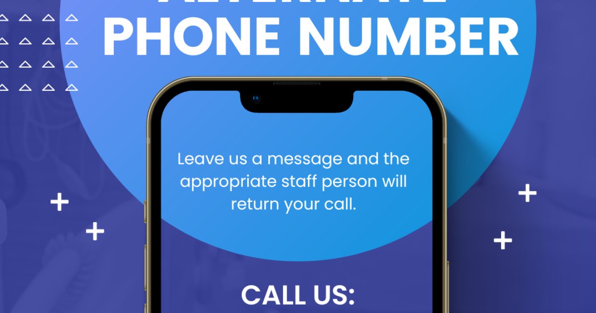 Can’t get through by phone? Try our alternative phone number | City of ...