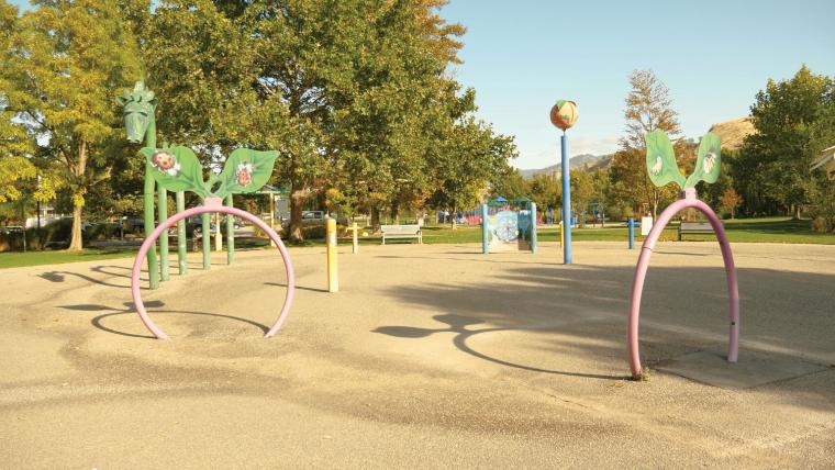 Skaha Lake Park East Spray Park.