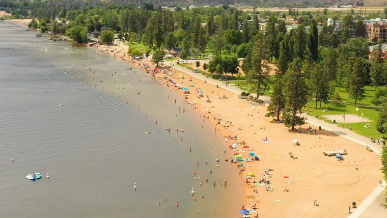 Skaha Lake Park Beach