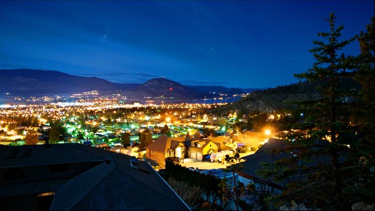 Scenic aerial of Penticton